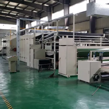Textile treatment glue free wadding mattress production line