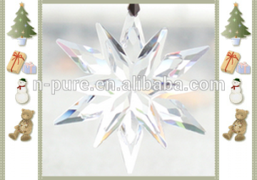 2015 wholesale christmas accessories high quality fashion gift crystal christmas ornament
