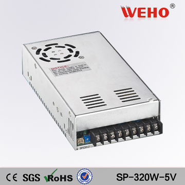 Transformateur LED constant 320W Dimmable Alimentation 5V 55A avec PFC
