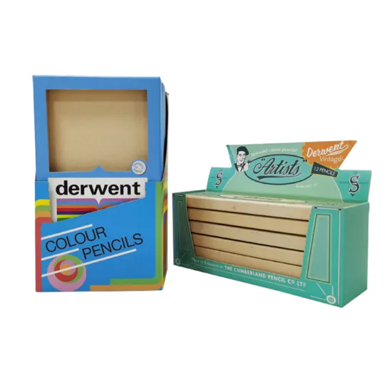 Eco-friendly Pencil packaging paper box with window