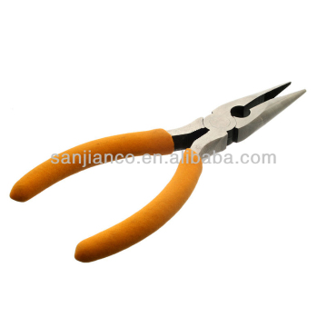 Carbon steel PVC handle long nose plier