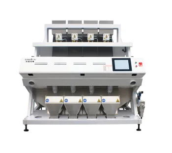 Rice and Bean Color Sorter Machine with CCD Camera (256 Channels)
