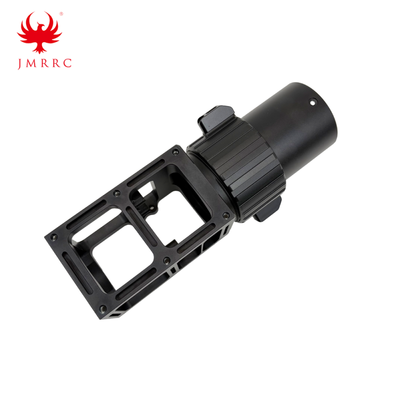 Customized OD 50mm Pipe Joint CNC Aluminum Alloy Connecting Parts for Drone Arm Plug-in Pipe Installation Fixing Seat UAV