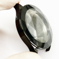 Caixa de relógio feita personalizada em vidro cortado de diamante