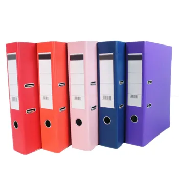 Hot Sale A4 Size Box Lever File Folder with PVC Cover