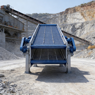 Large Capacity Vibrating Screen with Through Shaft Spindle
