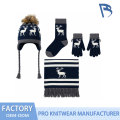 Accesorii tricotate iarna pentru copii Set 4 buc