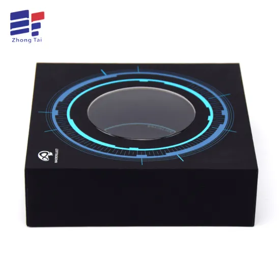 Top and bottom electronic art paper gift box