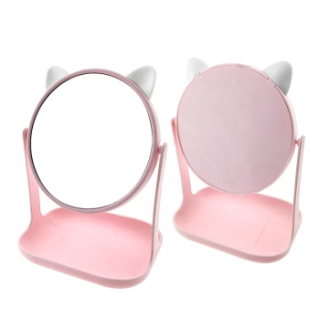 Hot Selling Cute Table Vanity Makeup Plastic Double Sided Mirror - Chinese Factory Production