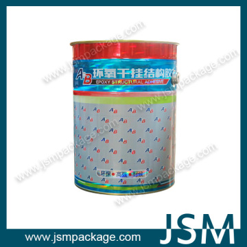 industrial quart tin can for paint