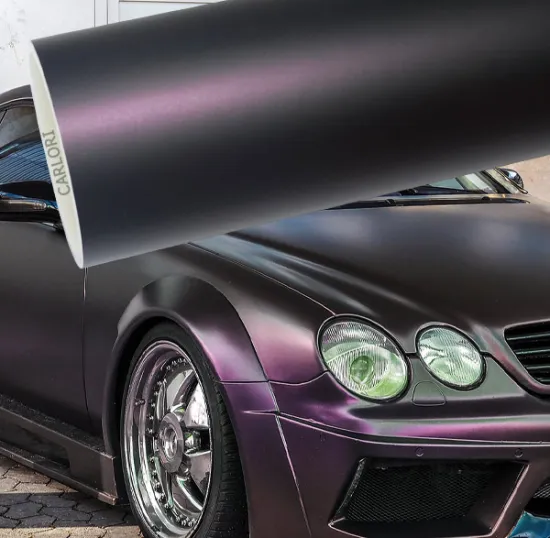 matte metallic car wrap vinyl