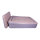 Queen Size Flocking backrest Air Bed Inflatable mattress