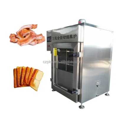 Automatic 100kg Salmon Smoker Oven - Meat Smoking Machine & Chicken Smoker Oven
