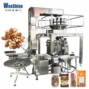 Automatische weeggerechte tas cashew notenverpakkingsmachine