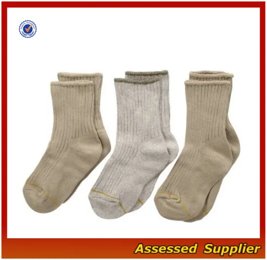 wholesale Custom School Socks for Boys/ Cotton Knit Crew Socks--ZP01173