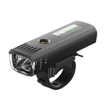 USB -wiederaufladbare Fahrrad -Frontlicht mit Ladeanzeige