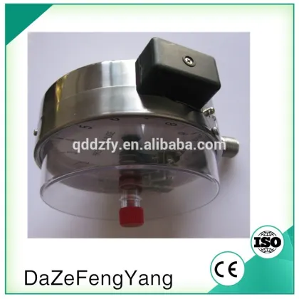 electric contact bar pressure gauge