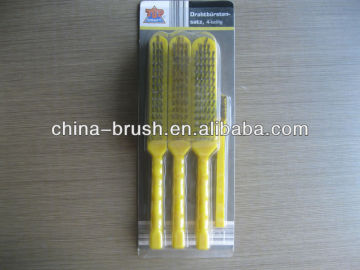 4PC steel wire brush with blister SC-2010