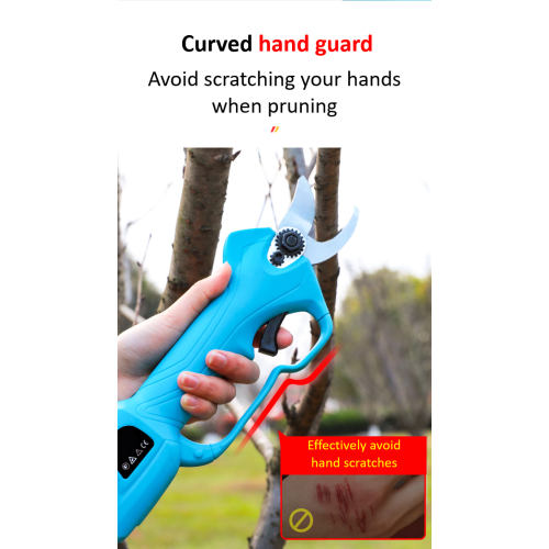 Cordless battery powered pruner shears electric