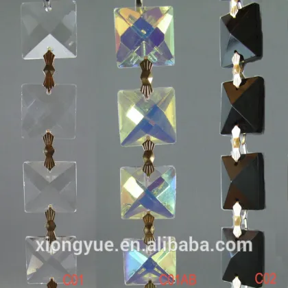 Modern Luxury Square Crystal Home Decor Crystal Chandelier Lighting Interior Decor