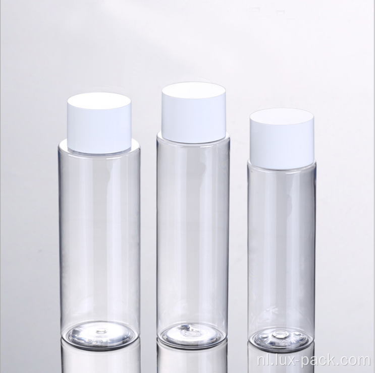 Lege flessen containers dop voor shampoo huisdier plastic