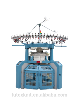 High Production Automatic Rib Transfer Computerized Jacquard Double Jersey Circular Knitting Machine