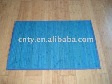 colored bamboo mat