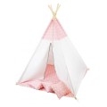 Pink Teepee For Kids W Stars With Pillows