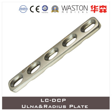 Ulna and Radius LC-DCP Plate Made of Titanium or Stainless Steel (Ti/SS)