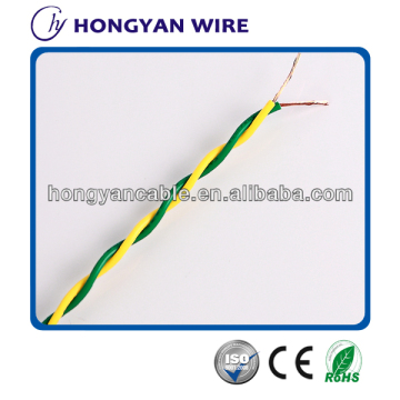 electrical wires PVC Insulation Flexible twisted wire with good quality