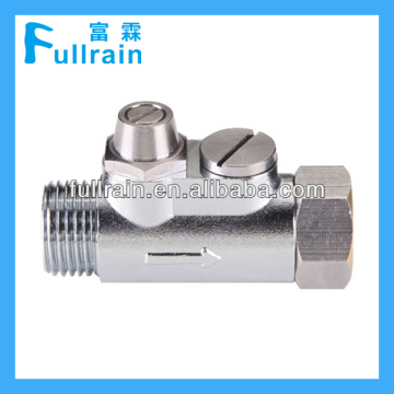 Regulación del filtro de latón Válvula de control de flujo de presión del agua