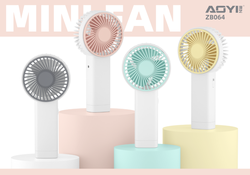 Mini, compact, and portable charging fan