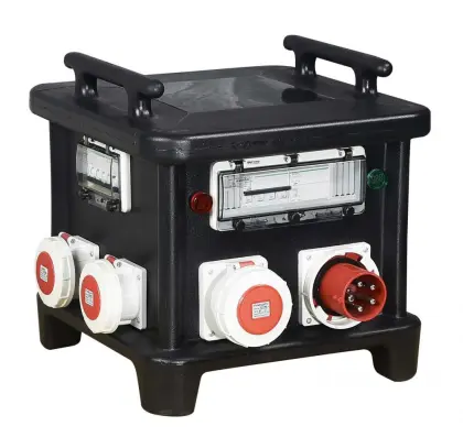 Waterproof mobile power socket box distribution board
