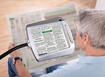 3X Led Reading Screen Magnifier Light