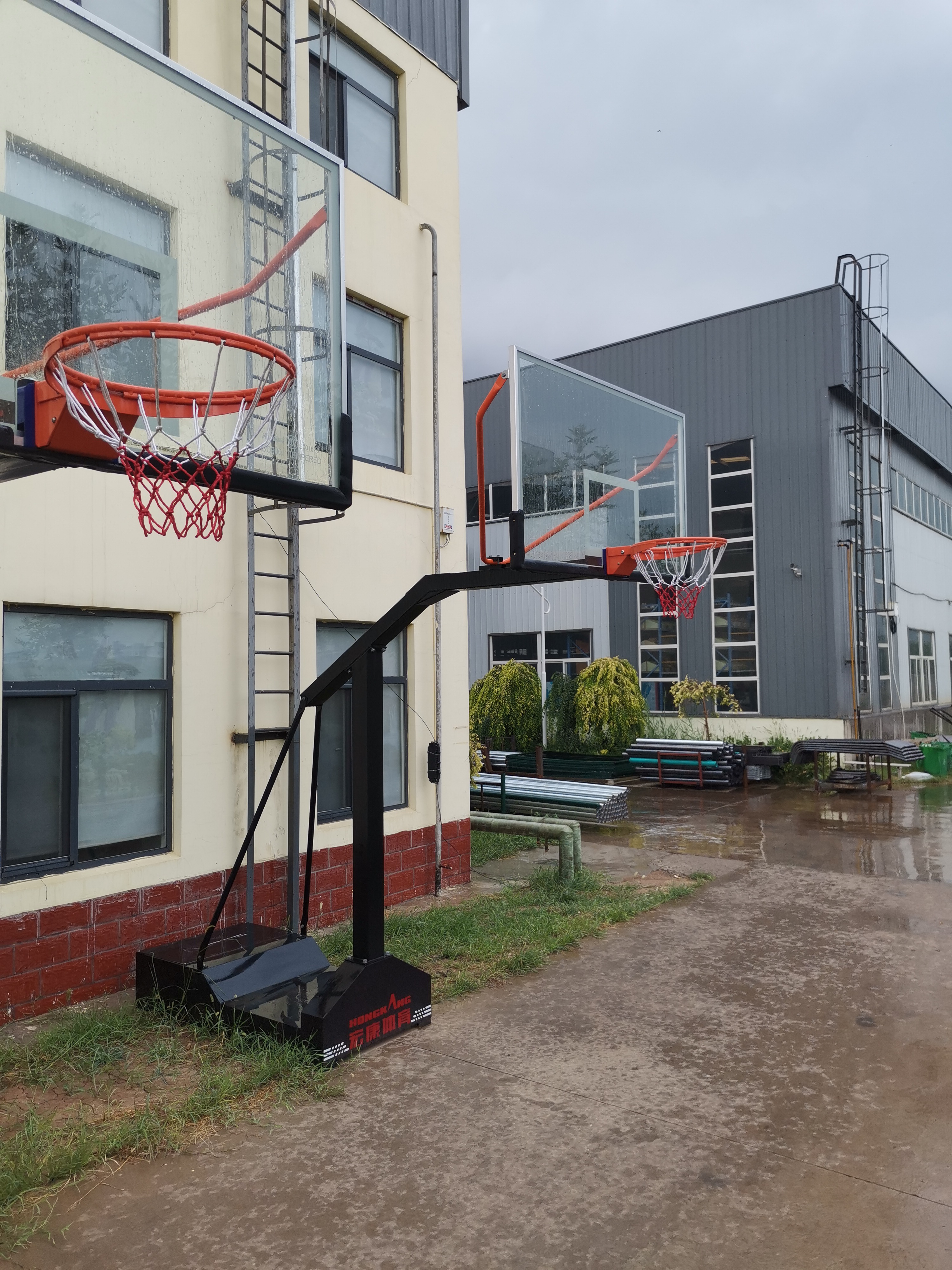 Cheaper Outdoor Movable Basketball Hoop Stand, Basketball Stand, Basketball Ring2