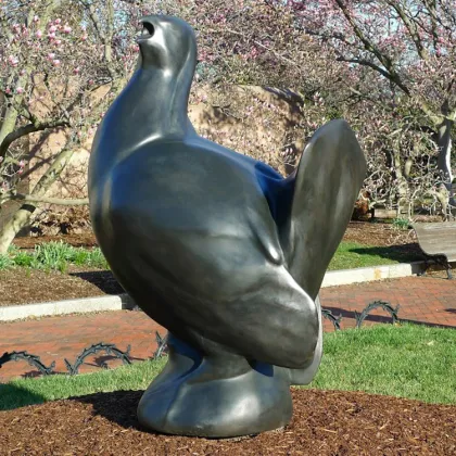 life size metal bronze garden ducks statues