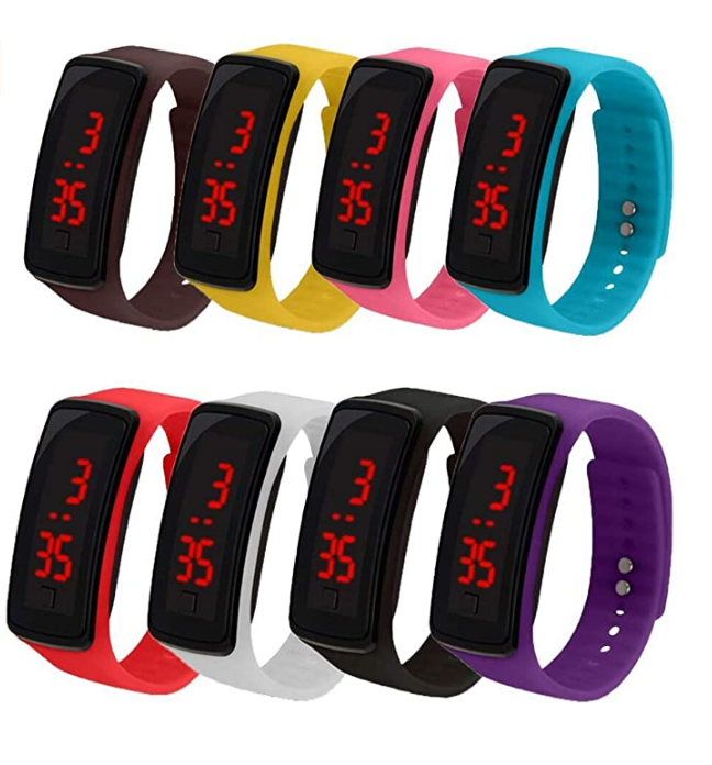 Silicone Led Digital Watch