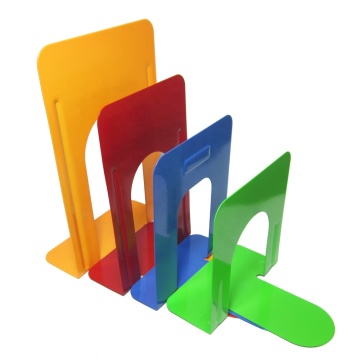 Colorful Metal Bookends: Fashion Design Office Desk Organizer