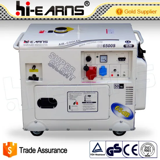 5KW electric super silent 220/380 gasoline generator