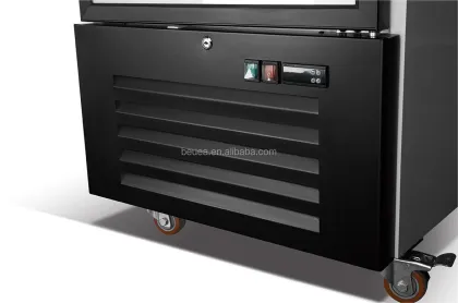 Supermarket Beverage Coolers: Milk, Pepsi, Red Bull, and Energy Drinks Refrigerator