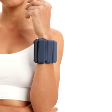 Adjustable Iron Bar Ankle Wrist Weights with Resistance Bands for Exercise and Posture Correction