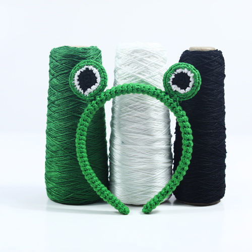 Hot cute big eyes frog hook woven headband