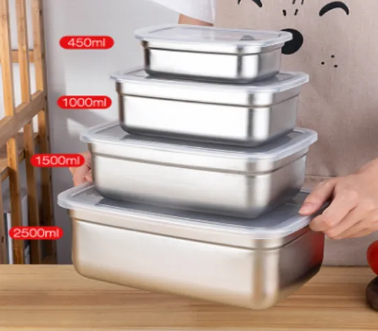Stainless Steel Food Student Lunch Box Sample Box