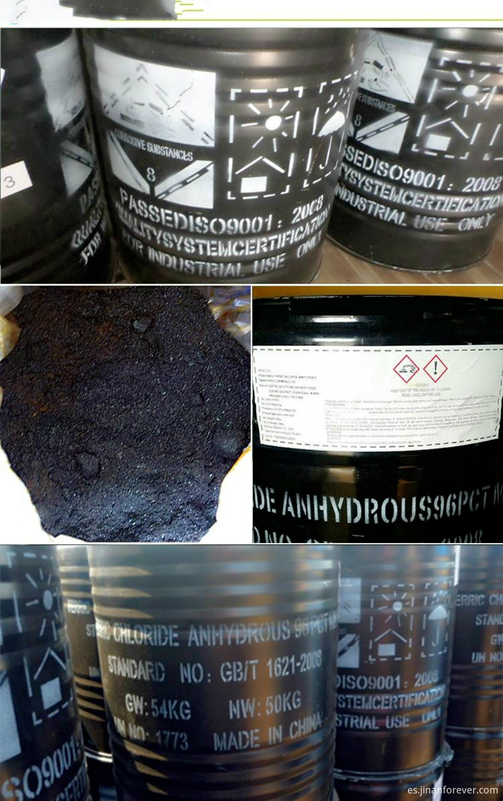 Suministro de China a base de cloruro de hierro-anhidro-98-cloruro de hierro férrico Ferric-Chloride-Anhydrous-98-Ferric-Chloride-Powder-Export China-Supply