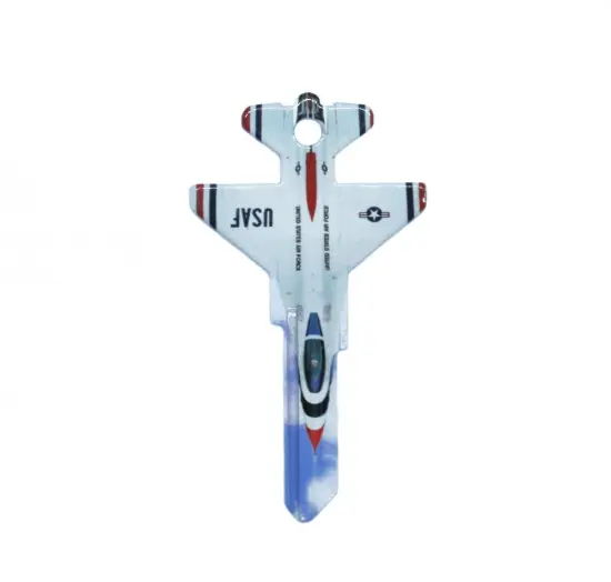 Airplane shape Design Color Blank Key
