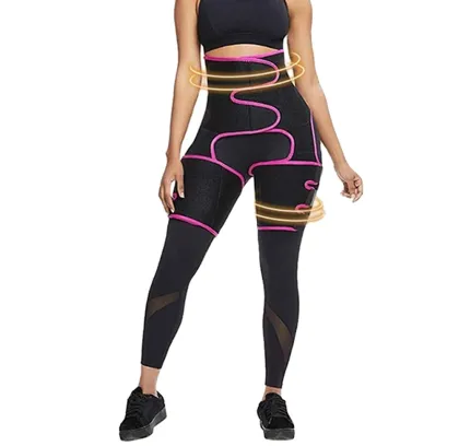 3-In-1 High Waist Tummy Belt Thigh Butt Lifter