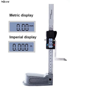 Digital Height Gauge 0-150mm 0.01mm Mini Stainless Steel Electronics Marking Gauge Measure Scriber Vernier Caliper Instruments