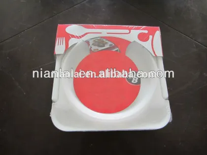 plastic tableware sets