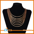 Мода ручной ожерелье 2014 длинные цепочки золото ожерелье
