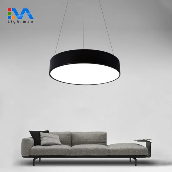 96w 1000mm Colorful Frame Suspended Solid Type Round LED Ceiling Panel Light